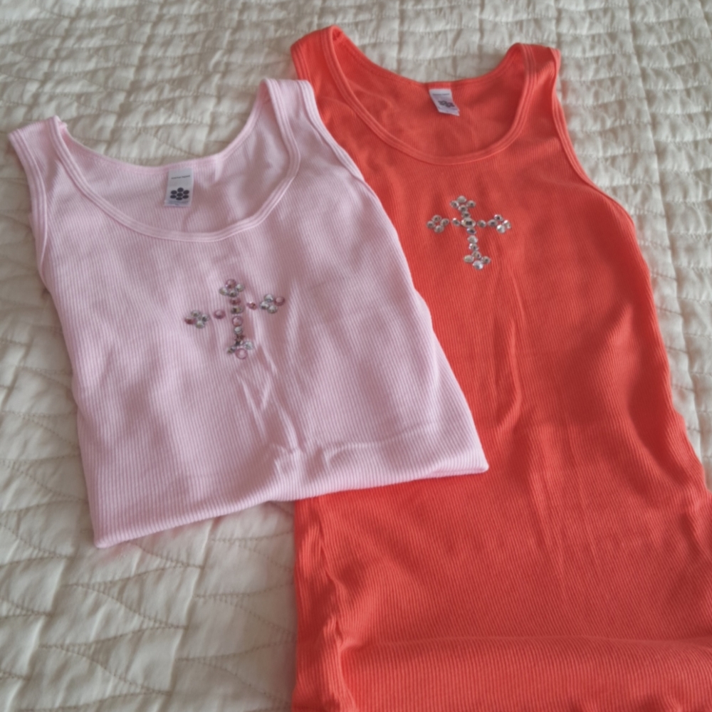 Tank Tops w/ Bling(2)-Classic Girl Brand - XL